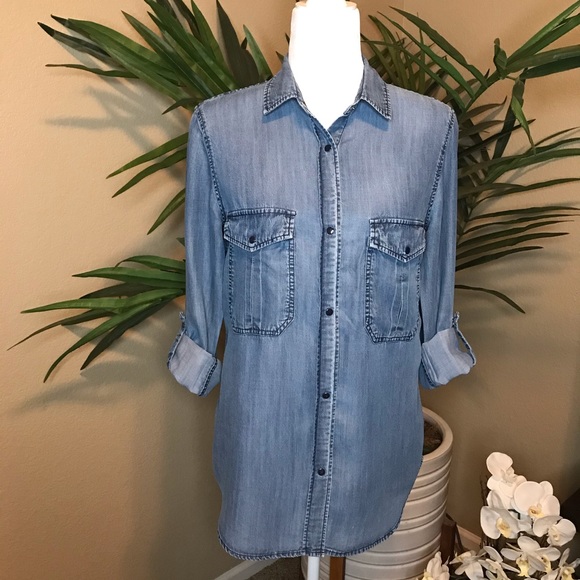 Rails Button Down Chambray Women’s Shirt - XS/S - Picture 8 of 16